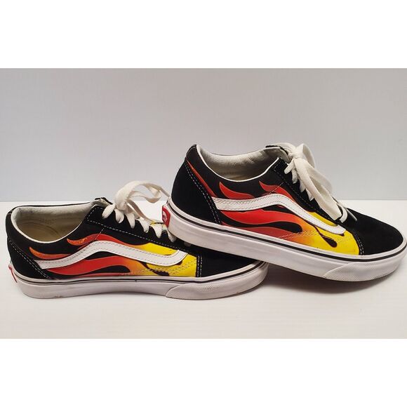 Vans Old Skool Flame Low Top Shoes Men's Size 6 Women's Size 7.5 - Picture 2 of 5